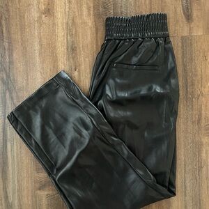 Ankle Faux Leather pants